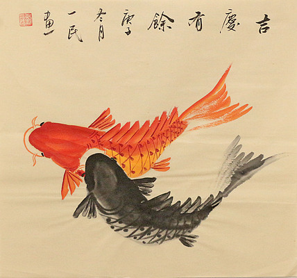 斗方花鸟作品——画家刘一民