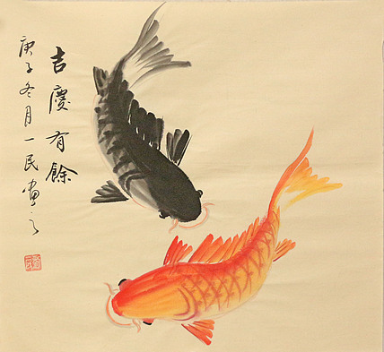 斗方花鸟作品——画家刘一民