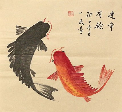 斗方花鸟作品——画家刘一民