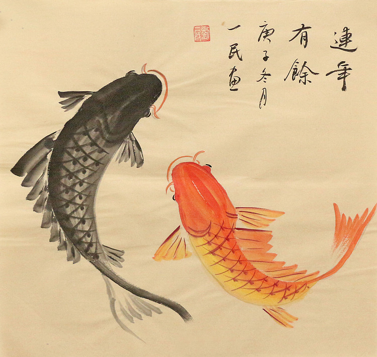 斗方花鸟作品——画家刘一民