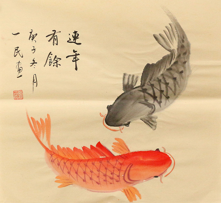 斗方花鸟作品——画家刘一民
