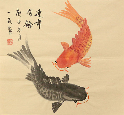 斗方花鸟作品——画家刘一民