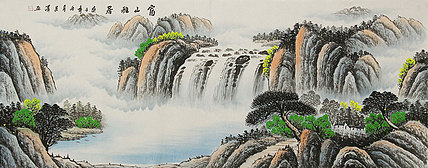 小六尺山水——画家吴泽