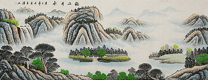 小六尺山水&mdash;&mdash;画家吴泽