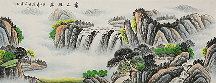小六尺山水——画家吴泽