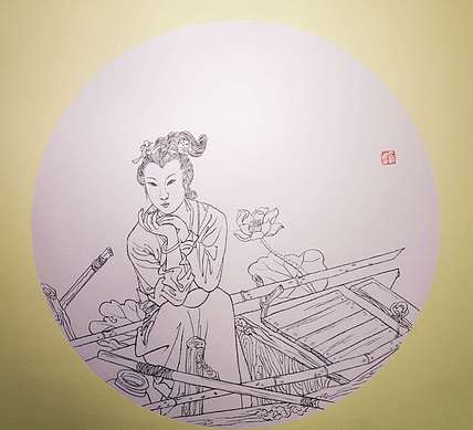 王新 仕女