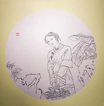 王新 仕女