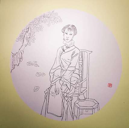 王新 仕女