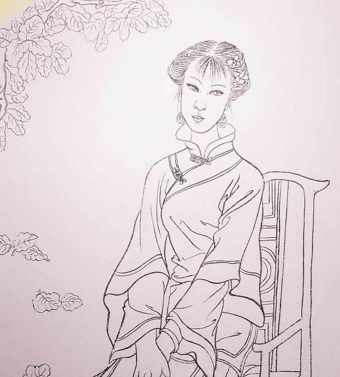 王新 仕女