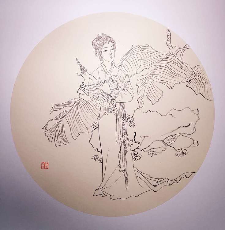 王新 古代仕女