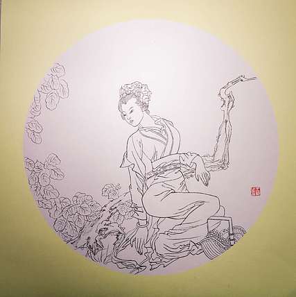 王新 仕女