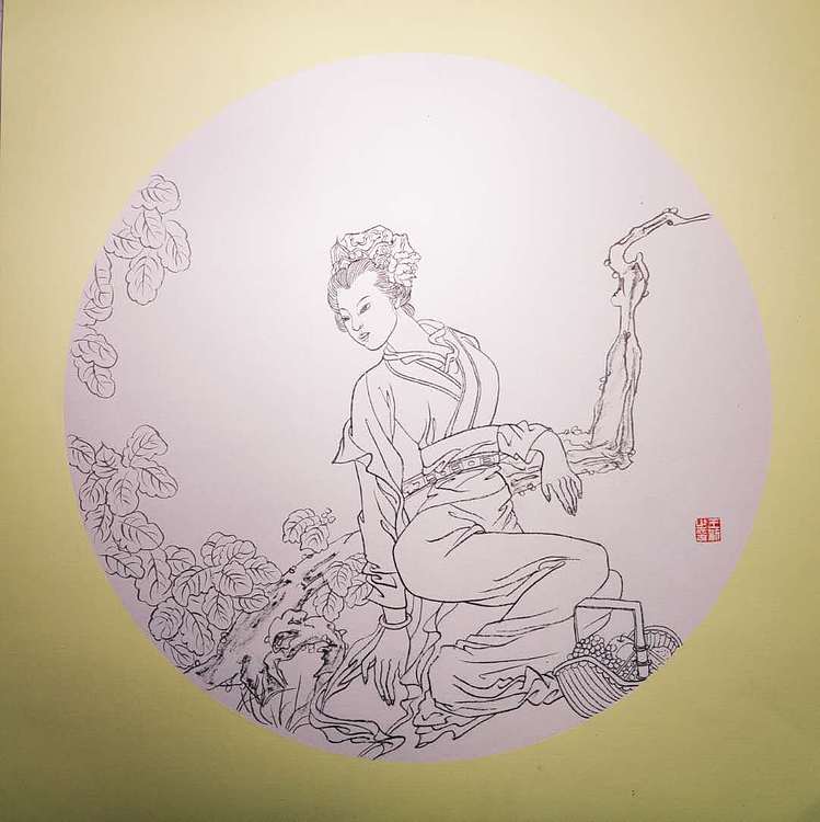 王新 仕女