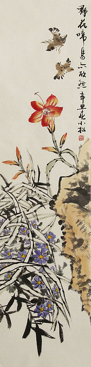 广西美术家协会会员，蒋小松 国画花鸟精品