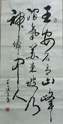 梦溪 竖幅。