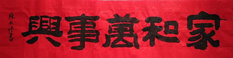 苏永强 中国书画家协会会员书法作品