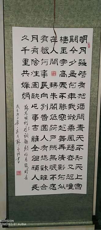 苏永强 中国书画家协会会员书法作品