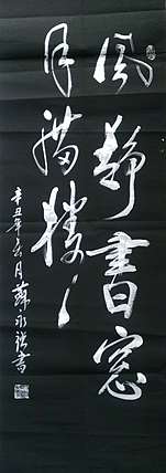 苏永强 中国书画家协会会员书法作品