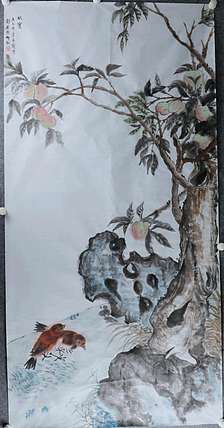 人大高研班 西安美协会员 来荣娜 花鸟画作品