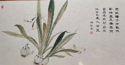 雪中寒蕊    韩蕊     工笔画