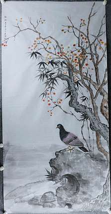 人大高研班 西安美协会员 来荣娜 花鸟画作品