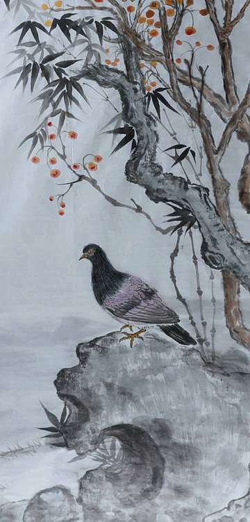 人大高研班 西安美协会员 来荣娜 花鸟画作品