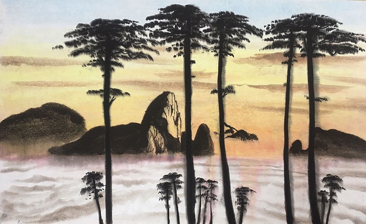 李玉章 山高云淡
