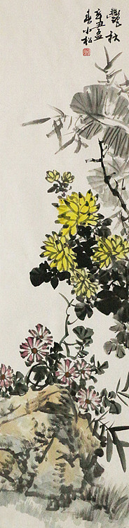 广西美术家协会会员，蒋小松 国画花鸟精品