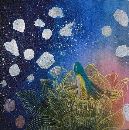 永遇乐 水彩 星河