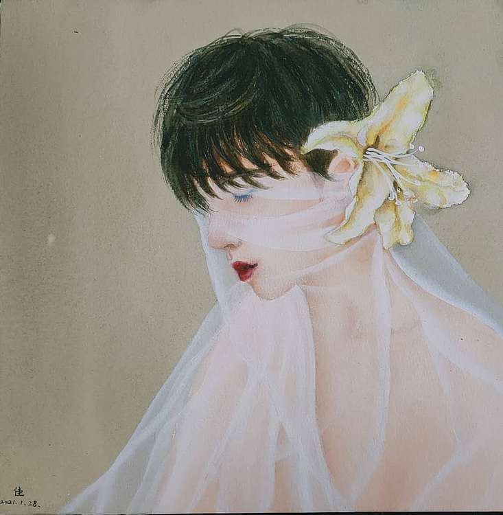 永遇乐 水彩 如果