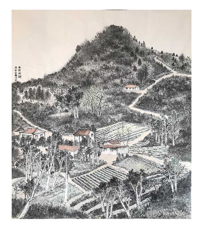 王铭海工作室国展班 闫洁 巨幅山水作品
