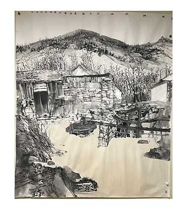 王铭海工作室国展班 闫洁 巨幅山水作品