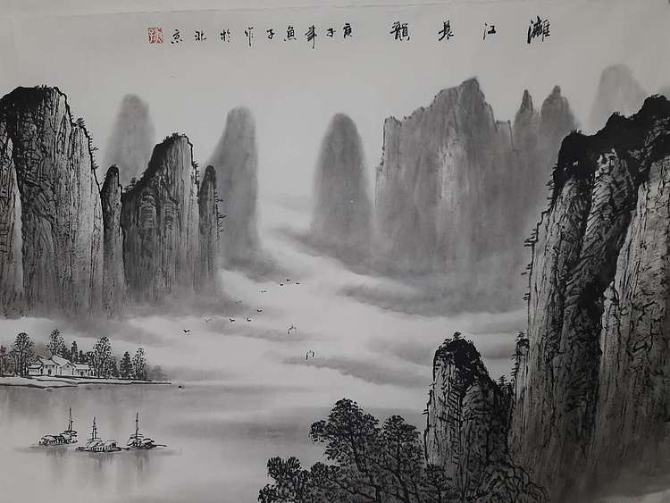 鱼子，子鱼 漓江晨韵