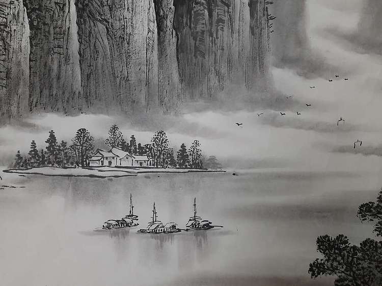 鱼子，子鱼 漓江晨韵