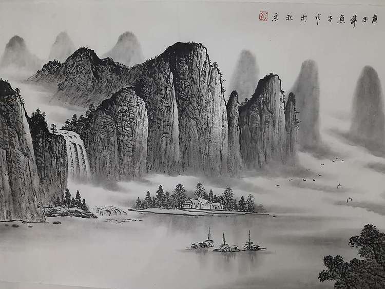 鱼子，子鱼 漓江晨韵