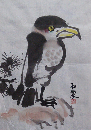 归国老艺术家 贾和震作品