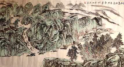 四尺精品 高山流水 山西美术家协会会员 范立志