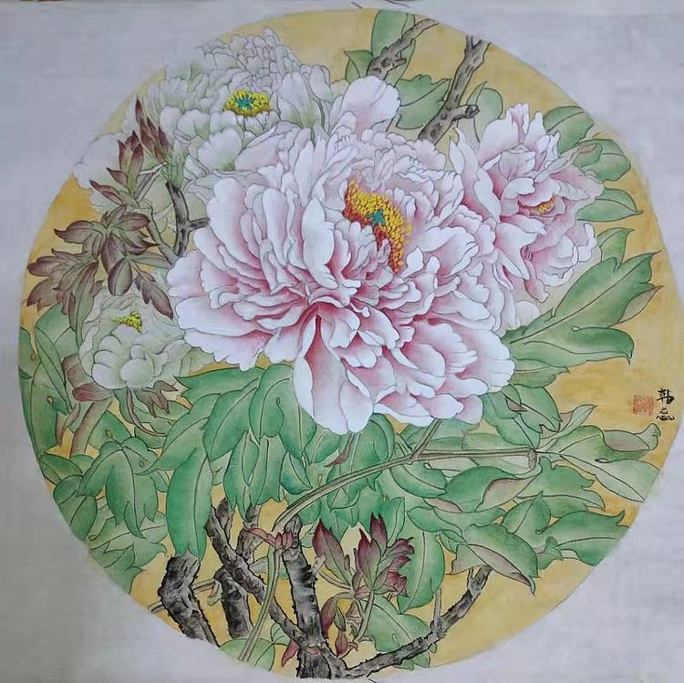 山东省当代工笔画院画家 韩蕊     精品工笔