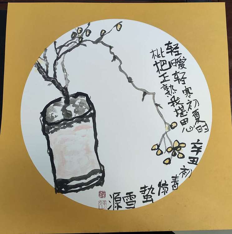 邵雪源 枇杷图
