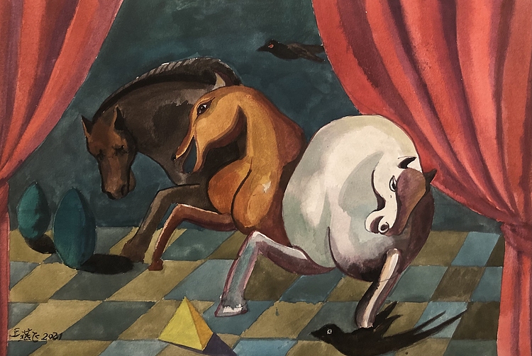 当代青年画家 北京空间美术馆馆长 王燕飞