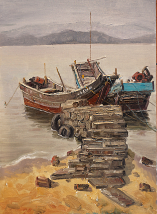 中国油画艺术研究院 副秘书长 李达 写生油画作品
