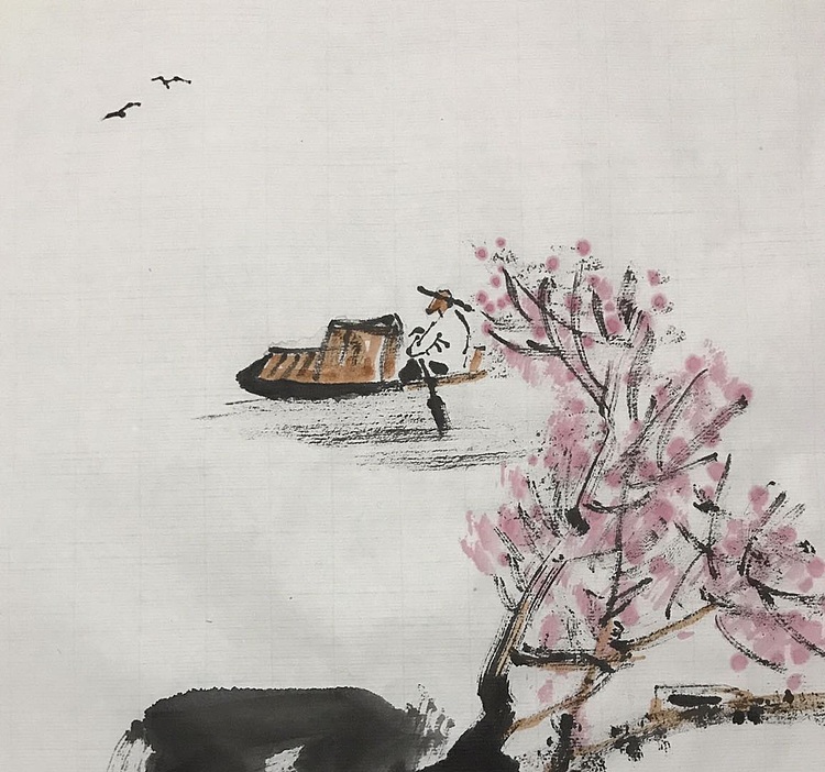 中国书画收藏家协会会员 泓靖 问道桃花源
