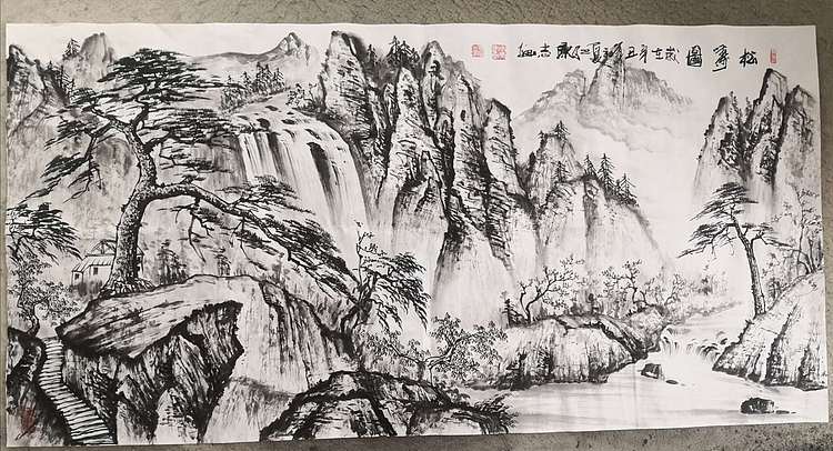 粟承志 迎客松