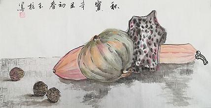 美术教师，赤峰画院青年潜力艺术家--张玉柱 张玉柱