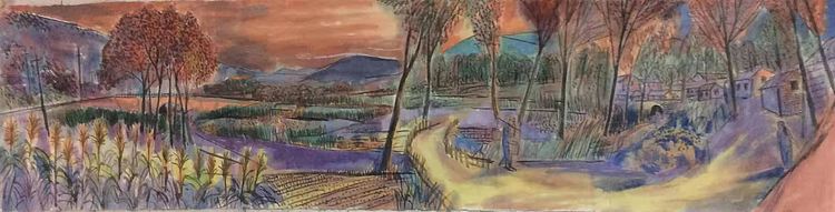 北京城市学院副教授 志贤 国画作品