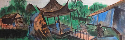 北京城市学院副教授 志贤 国画作品