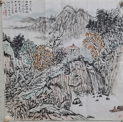 中国书法家协会会员 福建省美术家协会会员 中国山水画协会会员 王龙平精品新作