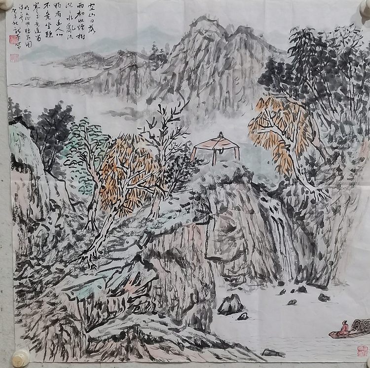 中国书法家协会会员 福建省美术家协会会员 中国山水画协会会员 王龙平精品新作