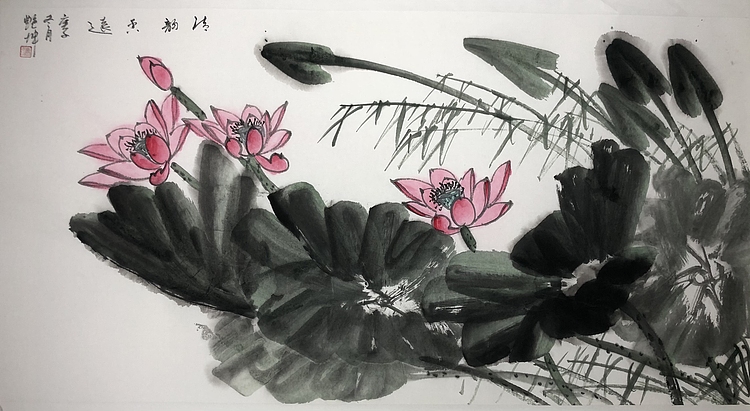 中国美协会员 肖艳坤 花鸟
