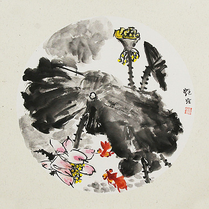 美院硕士，一级教师，青年潜力艺术家 张艳玲 国画