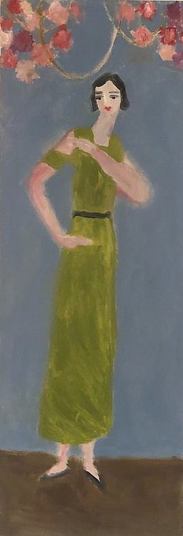 德西 当代实力派女画家 结业于李可染画院西方绘画材料与技法班